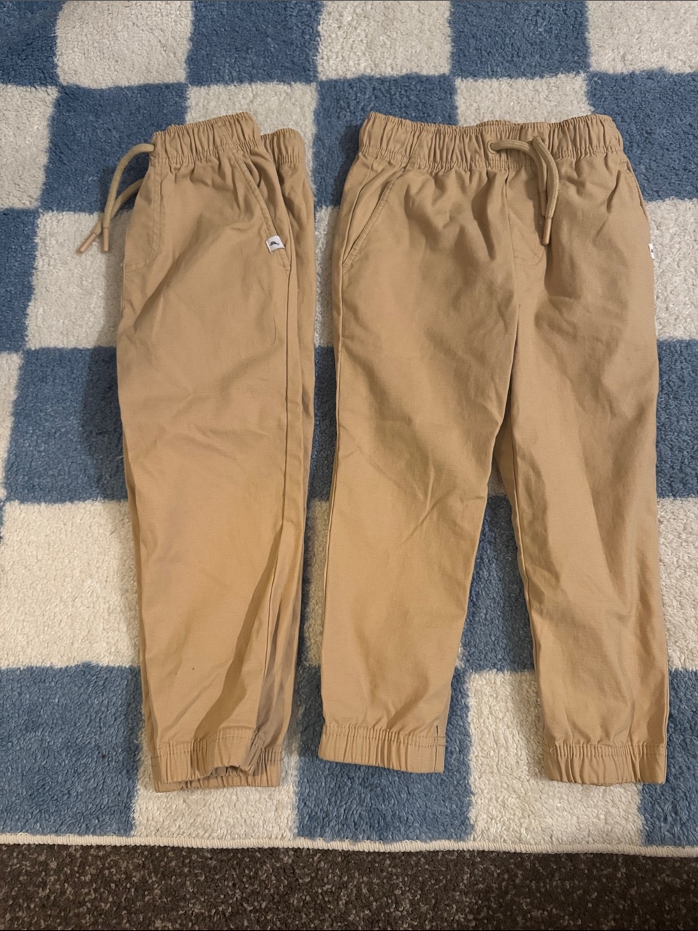 Kids Elastic Waist Tan Jogger Pants - Tommy Bahama